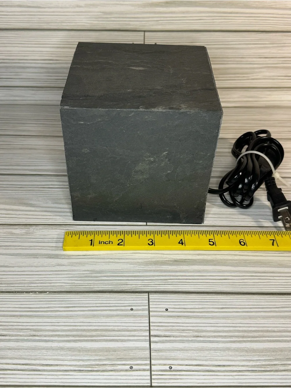 Textured Marble Pattern LED Color Changing Ambiance Cube Lamp